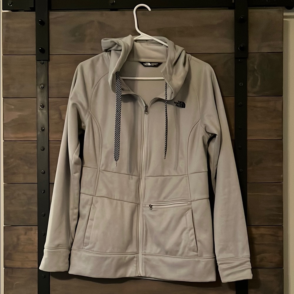 The North Face Gray Zip-Up Hoodie